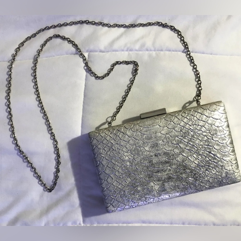 Snakeskin Chain Purse